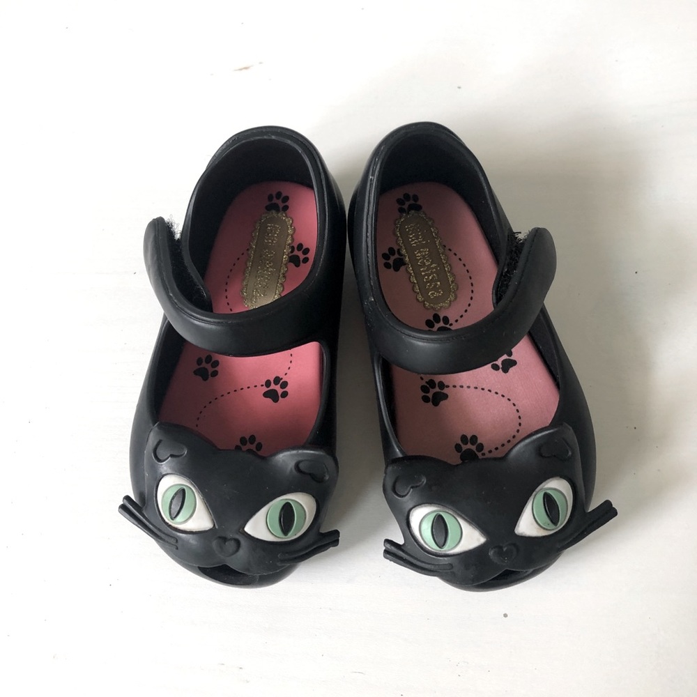 Mini Melissa Mary Jane Shoes Formal Girls Black 5